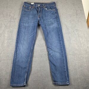 Levi's 502 Taper Fit Jeans Mens 31x30 Blue Denim Pants 29507-0062